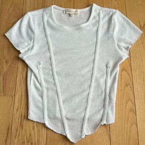White Asymmetric T-Shirt